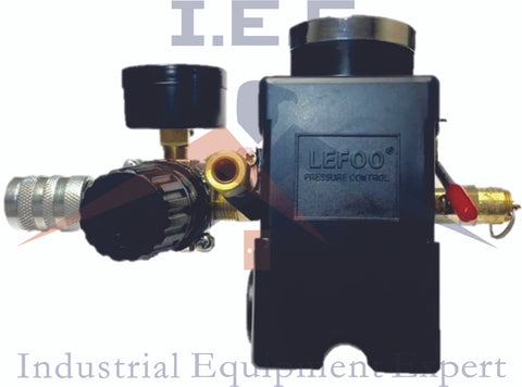 Air Compressor Pressure Switch 95-125 PSI 4 Ports w/ 1/4