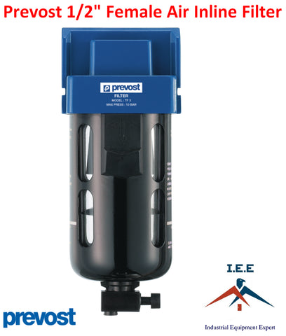 Prevost Compressed Air Inline Moisture Trap Water Separator Filter 1/2