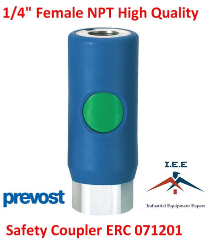 Prevost ERC 071201 High Flow Safety Air Coupler 1/4