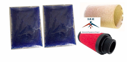 Replacement PARTICULATE Filter + COALESCING Filter + 2 Bags DESICCANT Beads