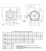 H10P2D 10HP Three Phase US Motor General Purpose 1800 RPM 215T Hostile Duty TEFC