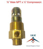 Brass Air Compressor 3/4