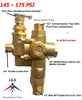 GAS Air Compressor Pilot check valve unloader valve combo 140-175 NG7