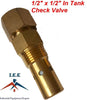 AIR COMPRESSOR IN TANK CHECK VALVE 1/2