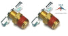 2 x Drain Valve 1/4'' NPT Petcock Water For Air Compressor Tank Replacement Part