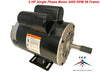 2 HP SPL Compressor Duty Electric Motor 3450 RPM 56 Frame 5/8