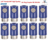 10 Pack Prevost Silver Air Plug Coupler IRC061201 1/4