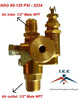 Air Compressor Pilot Unloader Check Valve Combo 95-125 PSI NSG-95-125-5234