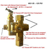 Gas Air Pilot Compressor Unloader Check Valve Combo 95 - 125 PSI 1/2