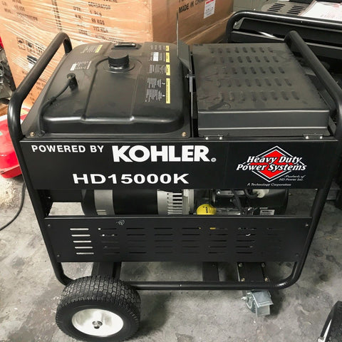 15000 watt Generator Heavy Duty Kohler 23.5HP Made is US Engine Electric Start!