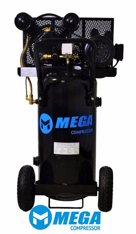 2 HP 20 Gallon Vertical Air Compressor Single Stage Cast iron Pump