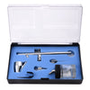 New 3 AIRBRUSH & COMPRESSOR KIT Dual-Action AIR BRUSH SPRAY SET Tattoo Nail Art