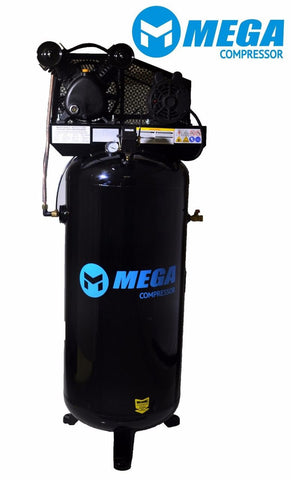 MegaPower Air Compressor MP-6060V, 60 Gallon, 3HP, 1 Phase, 11.8 CFM