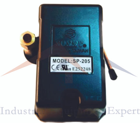 Replacement Air Compressor Control Switch, Sunny L4, 4 port, 95-125 PSI, 25 Amp