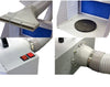 Portable Hobby Airbrush Spray Booth with LED Light & 5FT Exhaust Extension Hose