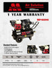 Mega MP-6520G 6.5-HP 20-Gallon 135-Psi Gas-Powered Belt Drive Air Compressor
