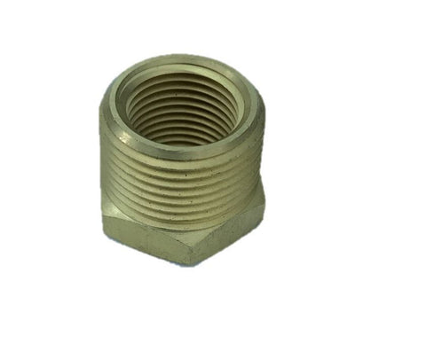 Reducer Metals Brass Threaded Pipe Fitting, Hex Bushing 1/2