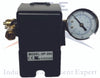 25 AMP Air Compressor Pressure Switch 4 Port 95-125 PSI w/ Gauge pop off valve