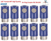10 Pack Prevost Silver Air Plug Coupler IRC061202 3/8